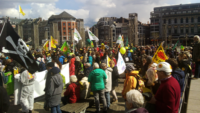 Anti-Atom-Demo in Lüttich