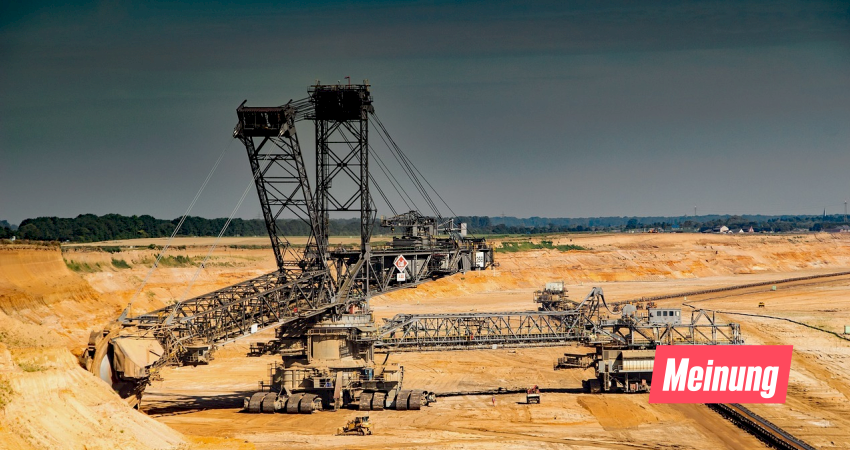 Braunkohle - Bagger - Meinung