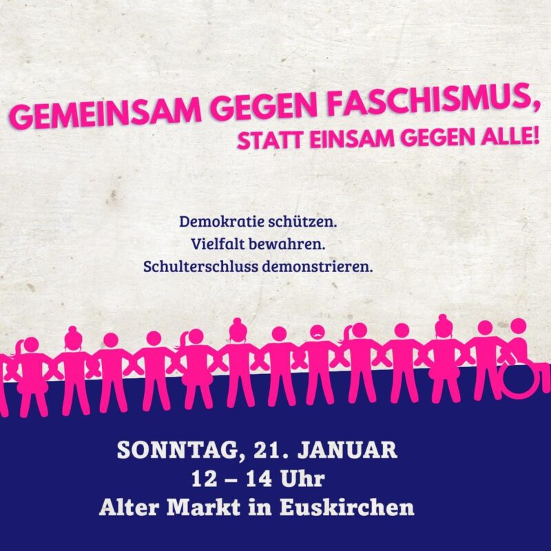 Gemeinsam gegen Faschismus, statt einsam gegen alle!